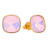 Sudraba auskari "Apžilbinošs Mirdzums (Rose Water Opal)" ar Swarovski™ kristāliem